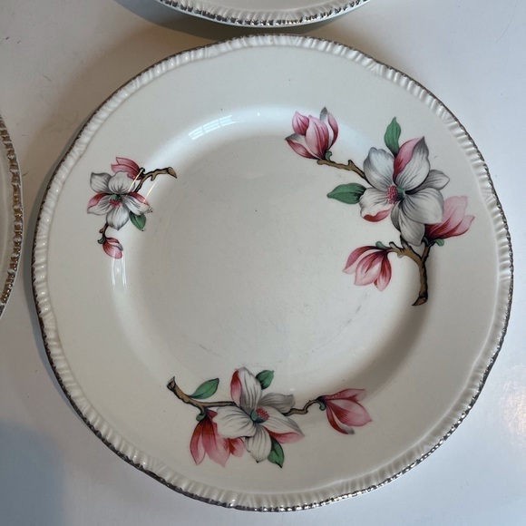 Homer Laughlin Dogwood Liberty Dessert/Bread & Butter Plates Set of 4 - Picture 3 of 15